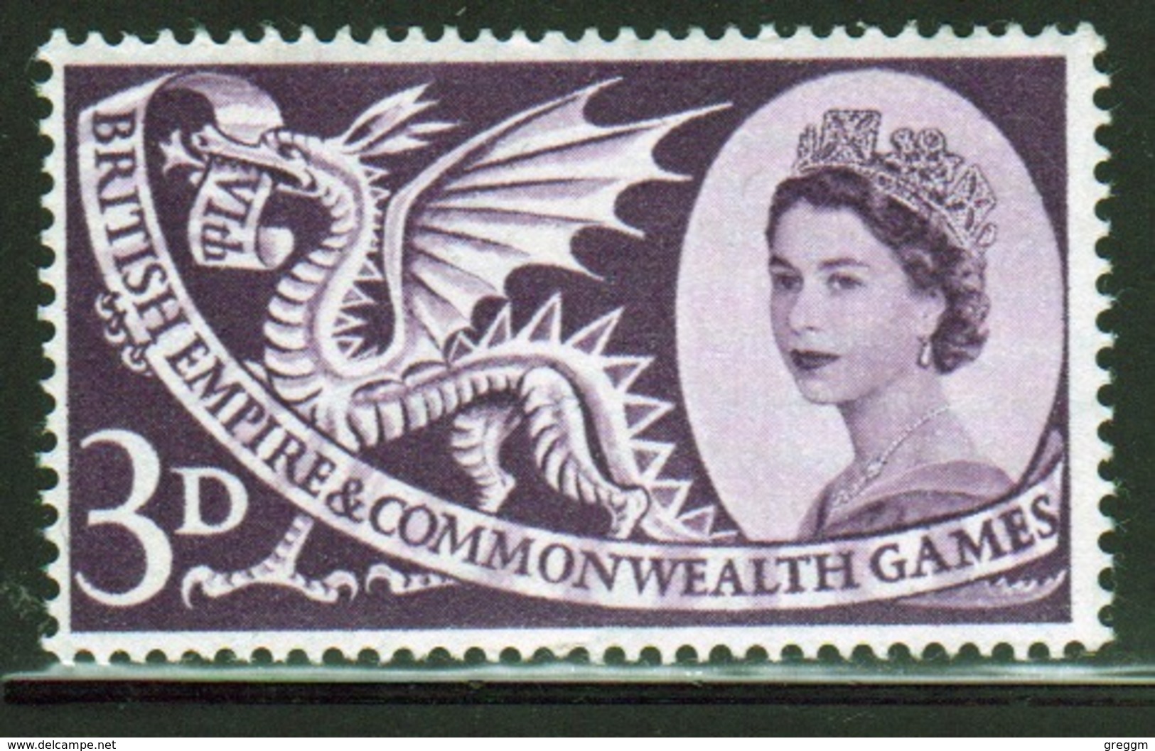 GB Queen Elizabeth 1958 Single Stamp To Celebrate The 6th British Empire Games. - Unused Stamps