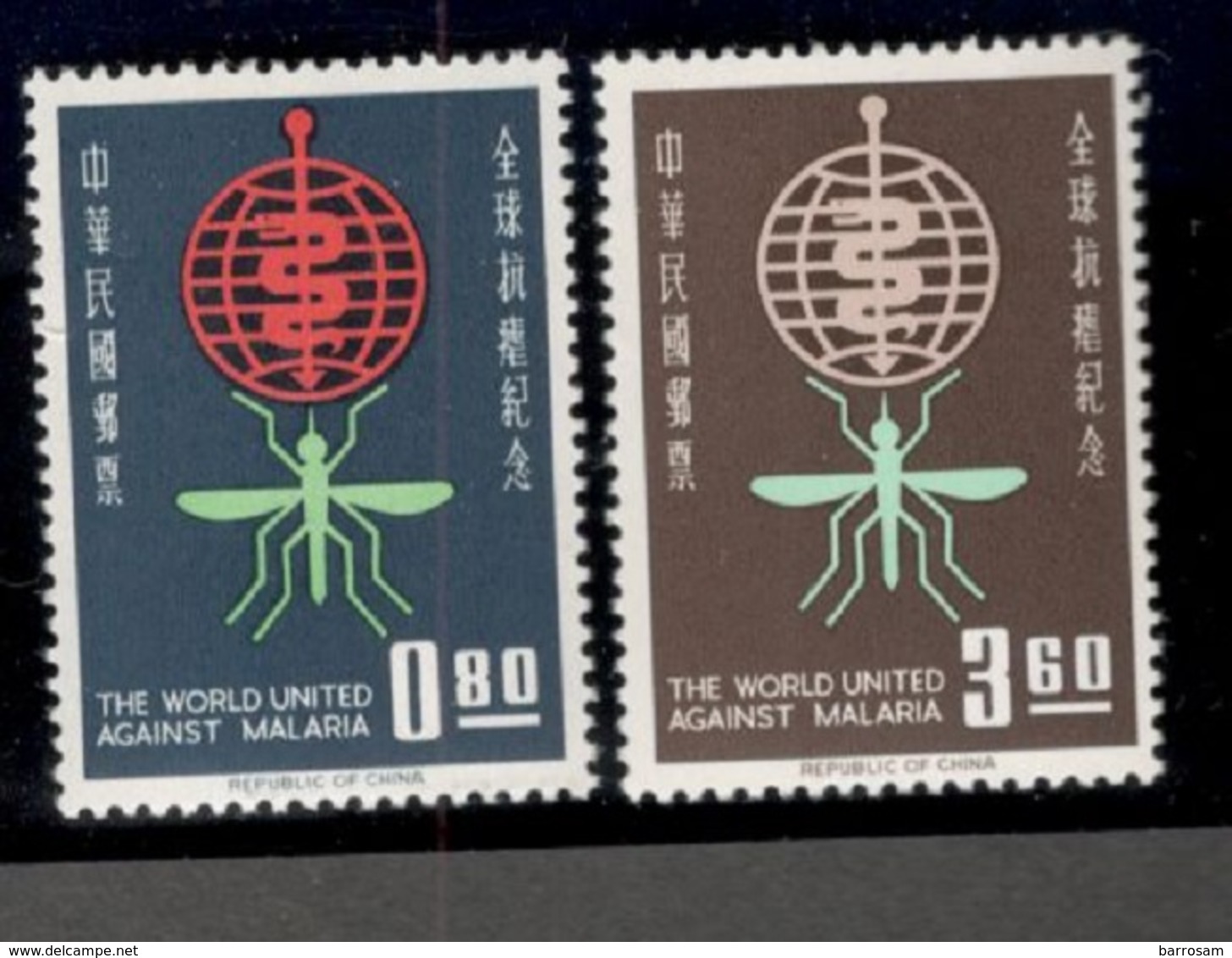 Taiwan1962:Michel 457-8mnh** - Ungebraucht