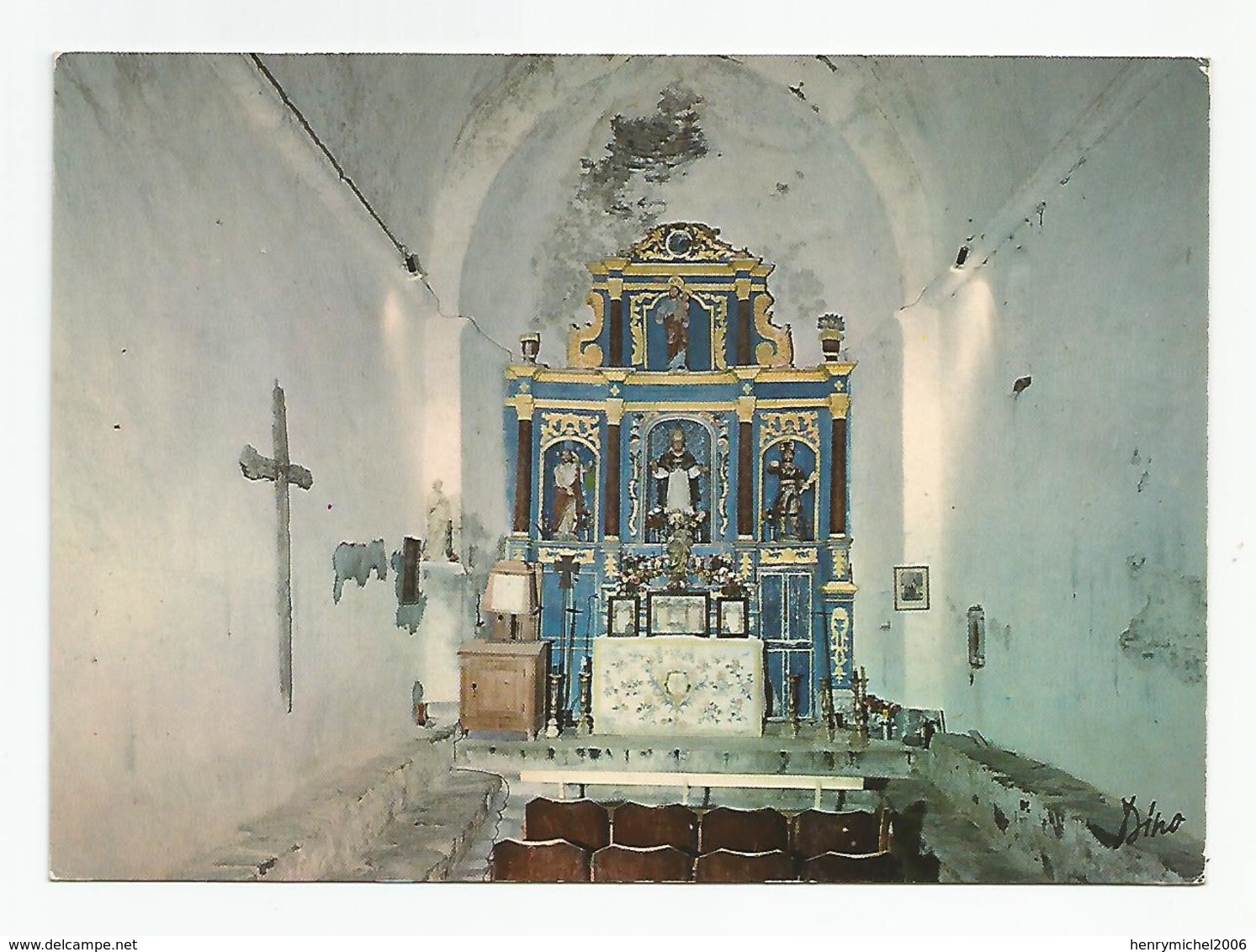 66 - St Saint Martin De Lavail Par Sorede église Romane Du 9e Siècle Intérieur - Autres & Non Classés