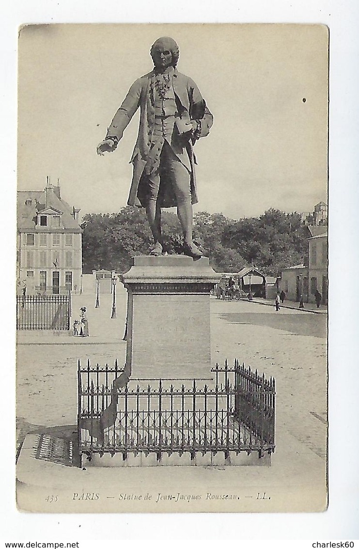 CPA 75 Paris Statue De Jean Jacques Rousseau - Arrondissement: 05