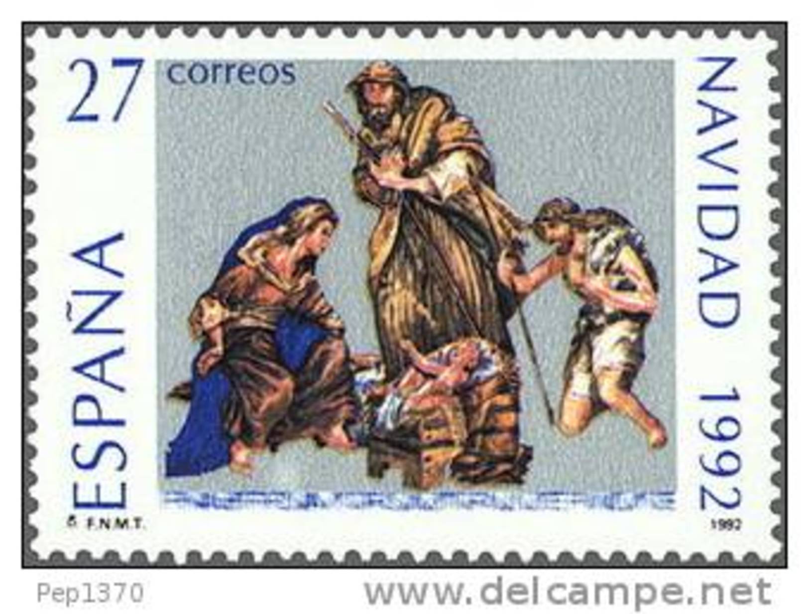 ESPAÑA 1992 - NAVIDAD - NOEL - CHRISTMAS  - Edifil Nº 3227 - Yvert 2823 - Kerstmis