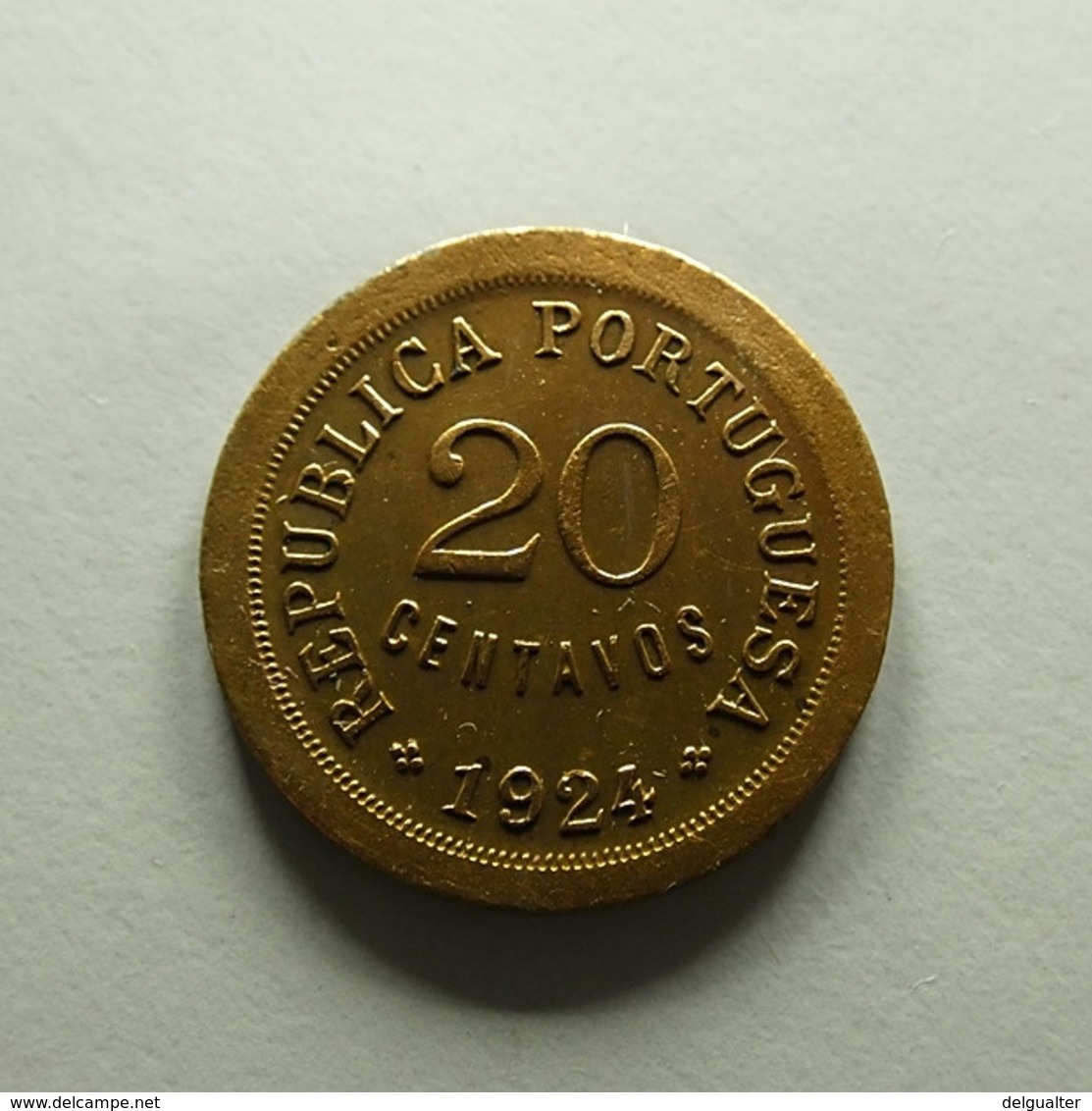 Portugal 20 Centavos 1924 Varnished - Portugal