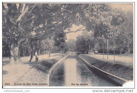 Brazil Rio De Janeiro Quinta Da Boa Vista (trecho) Cartao Postal ( Ribeiro ) Vintage Original Postcard Cpa Ak (W_924) - Rio De Janeiro