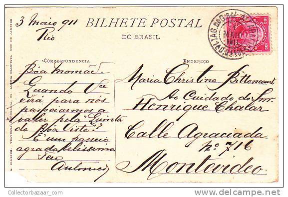 Brazil Rio De Janeiro Quinta Da Boa Vista (trecho) Cartao Postal ( Ribeiro ) Vintage Original Postcard Cpa Ak (W_924) - Rio De Janeiro