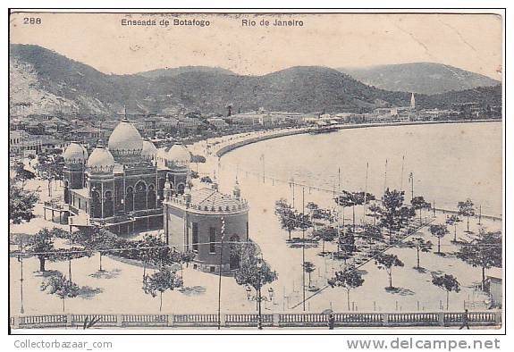 Brazil Rio De Janeiro Ensenada De Botafogo Cartao Postal ( Ribeiro ) Vintage Original Postcard Cpa Ak (W_923) - Rio De Janeiro