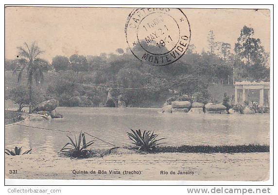 Brazil Rio De Janeiro Quinta De Bao Vista (trecho) Cartao Postal ( Ribeiro ) Vintage Original Postcard Cpa Ak (W_919) - Rio De Janeiro