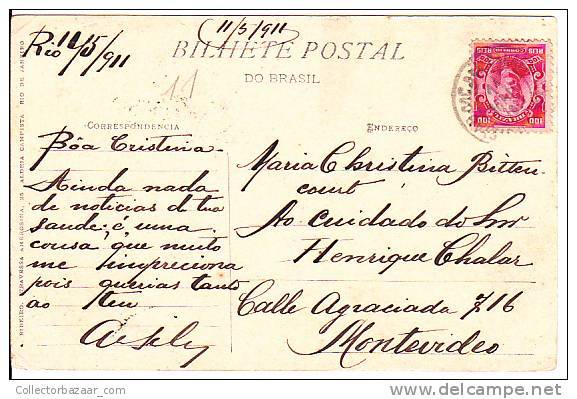 Brazil Rio De Janeiro Quinta De Bao Vista (trecho) Cartao Postal ( Ribeiro ) Vintage Original Postcard Cpa Ak (W_919) - Rio De Janeiro