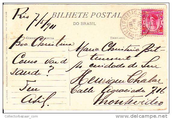 Brazil Rio De Janeiro Fortaleza De Santa Cruz Cartao Postal ( Ribeiro ) Vintage Original Postcard Cpa Ak (W_918) - Rio De Janeiro