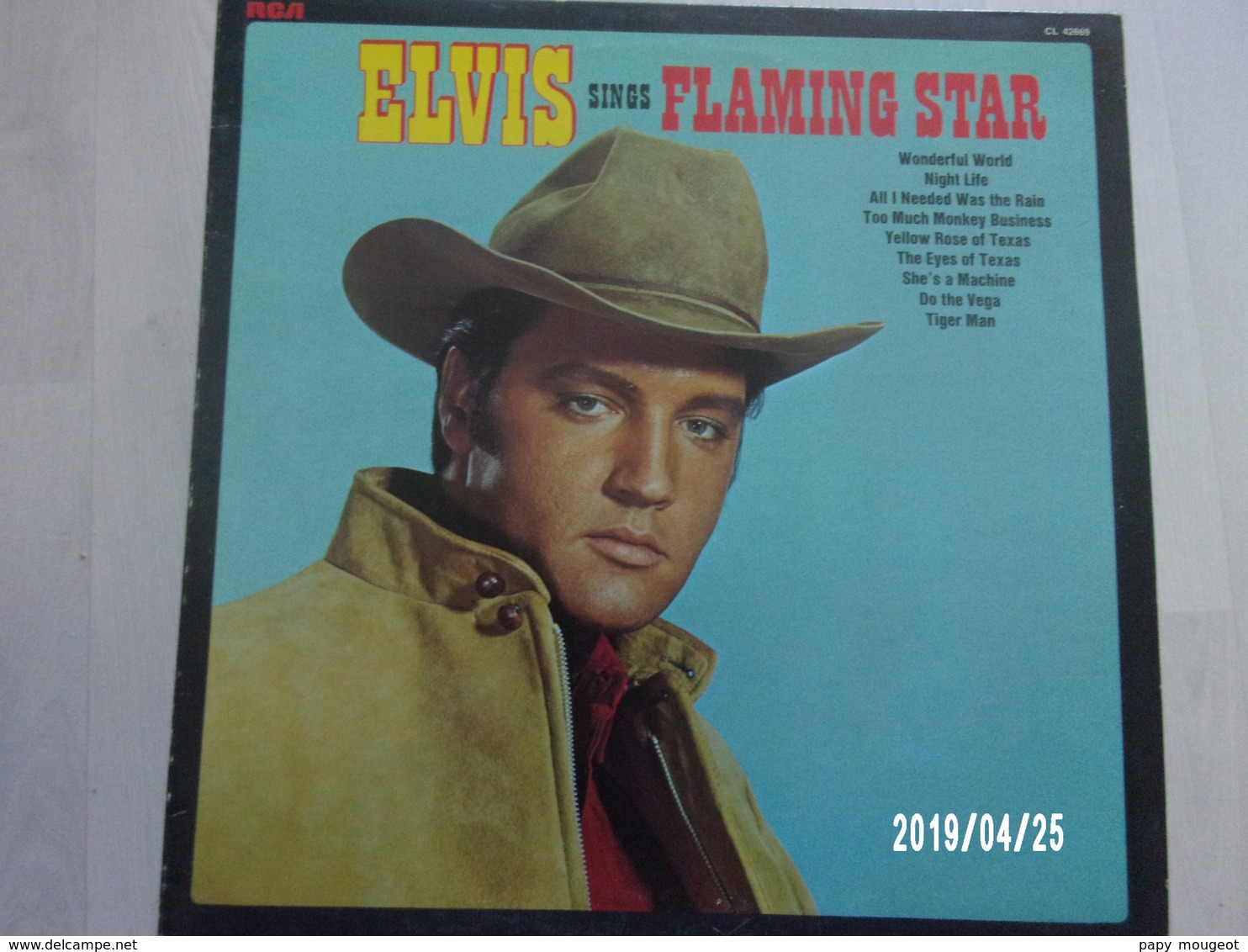 ELVIS - Sings FLAMING STAR - 1968 - Country & Folk