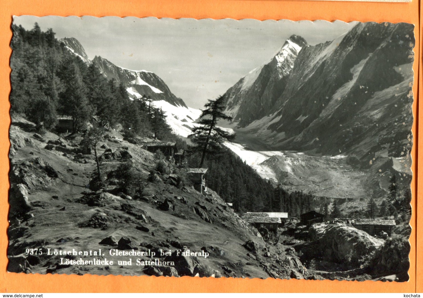 SPR177, Lötschental, Gletscheralp Bei Fafleralp, Lötschenlücke, Sattelhorn, 9375, édit. G. Ebener, Non Circulée - Saint-Luc