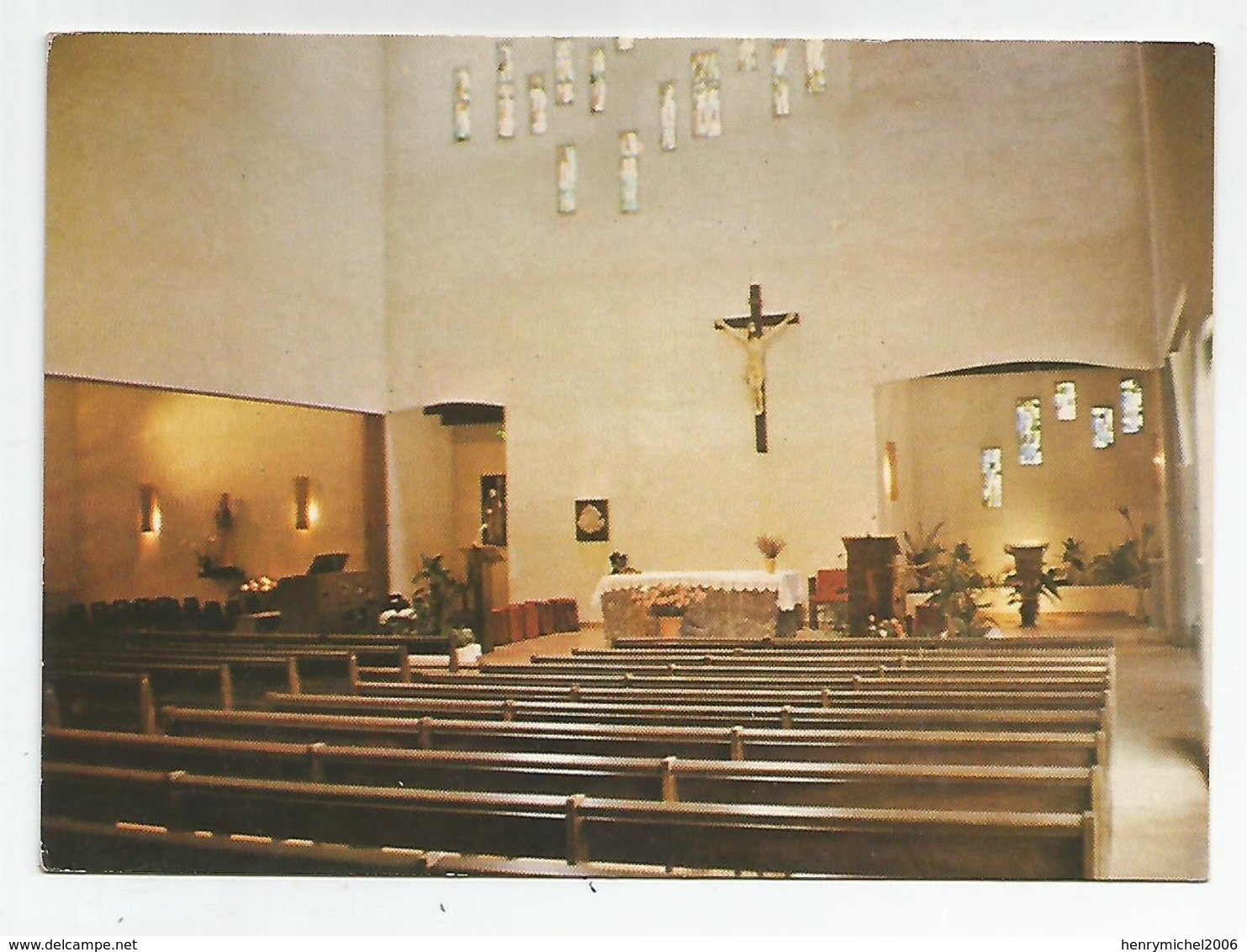 34 Hérault Cap D'agde église St Benoit Intérieur Ed France Publicité La Seyne Sur Mer - Agde