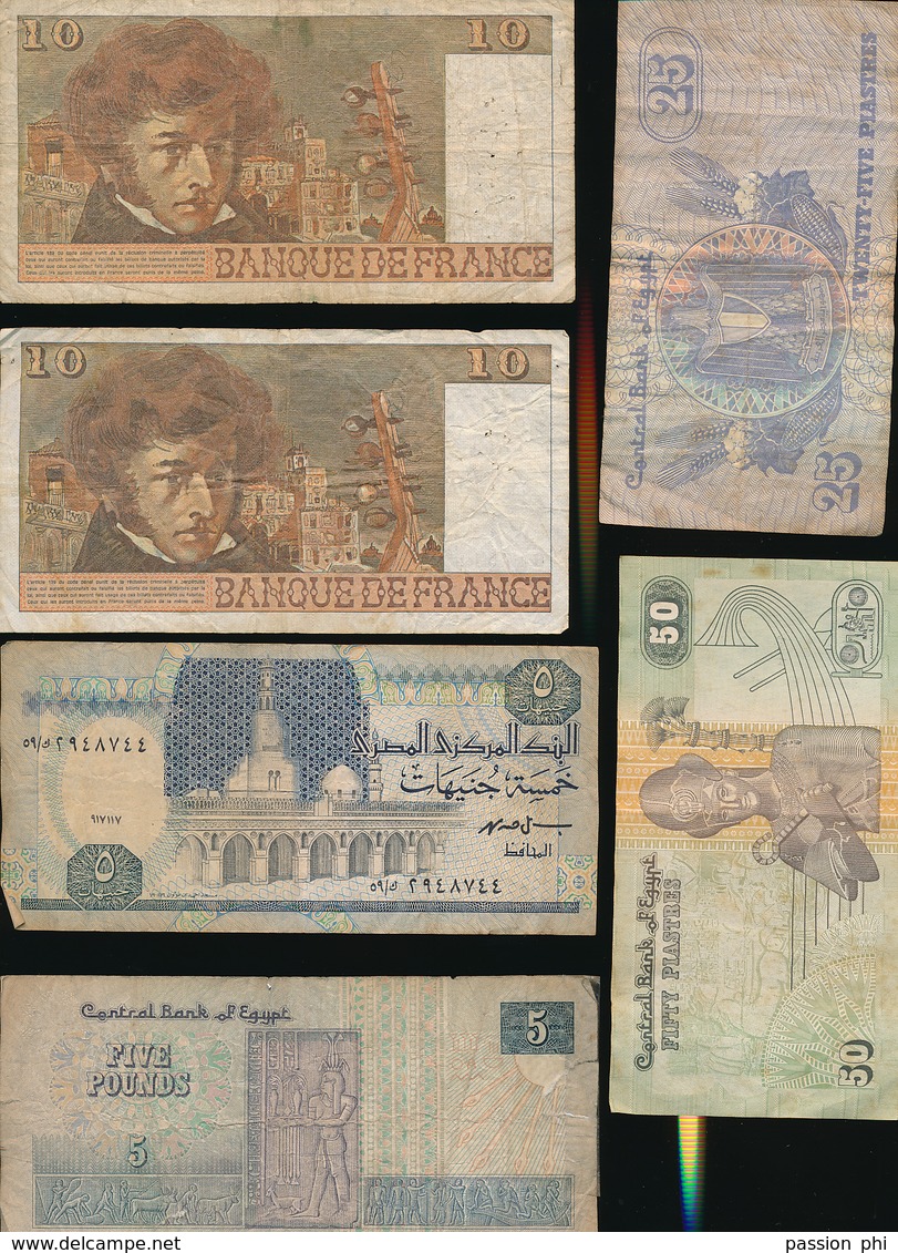 WORLD BANK NOTES SMALL SELECTION POOR QUALITY - Kilowaar - Bankbiljetten