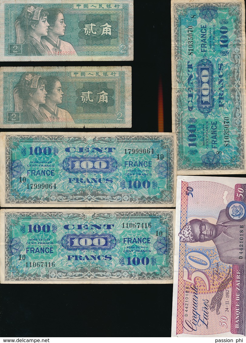 WORLD BANK NOTES SMALL SELECTION POOR QUALITY