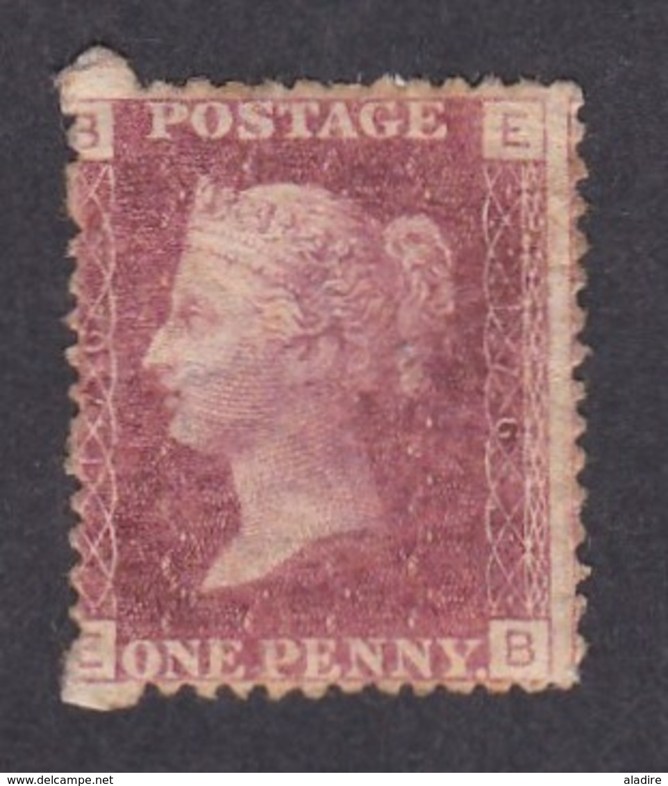GB - 1858-1864 - Queen Victoria - SG 38 - 1 Penny Red - 4 Large Letters - Plate Number 176 - BE EB - MNH - Unused Stamps