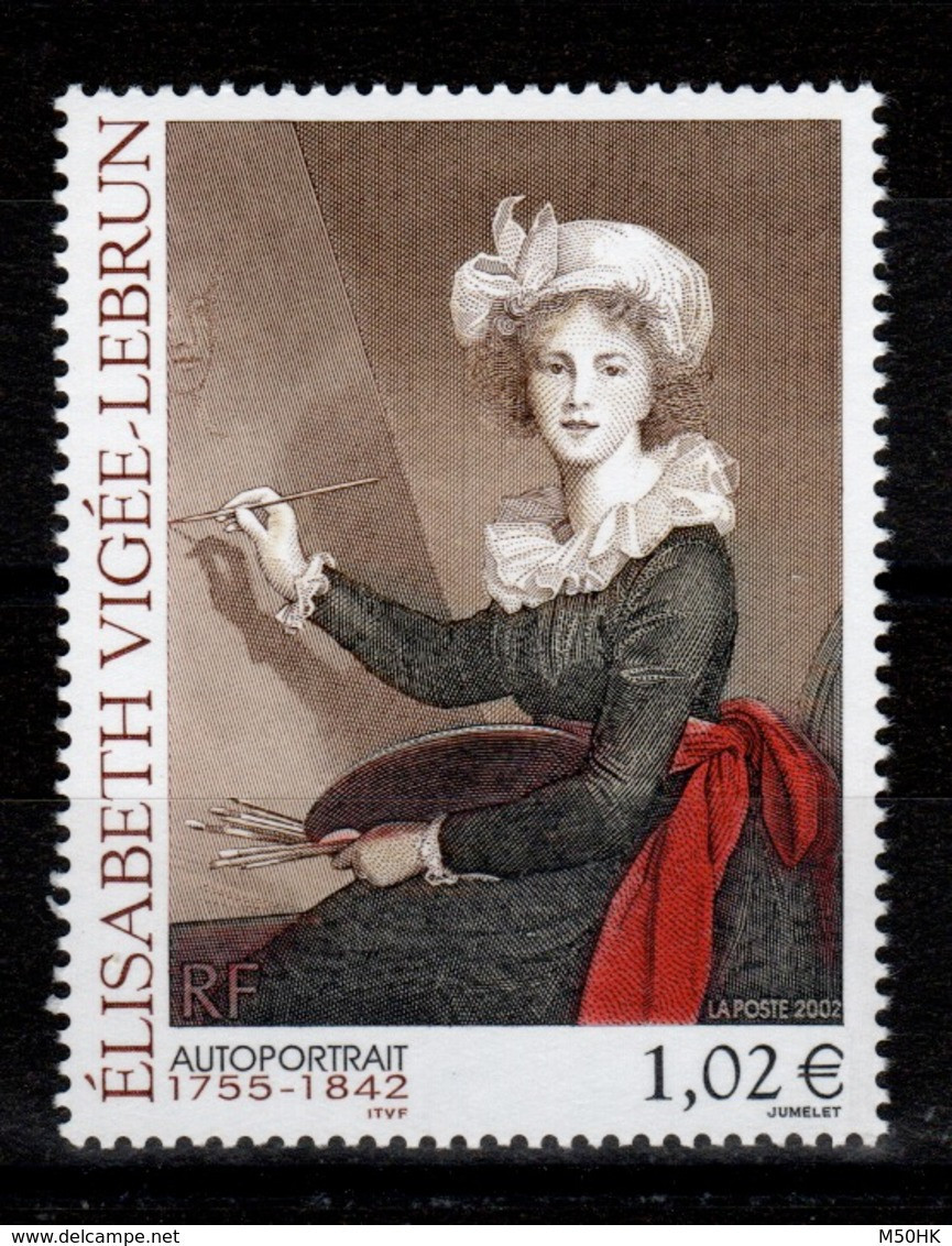 YV 3526 N** Elisabeth Vigée-Lebrun - Prix = Faciale - Unused Stamps