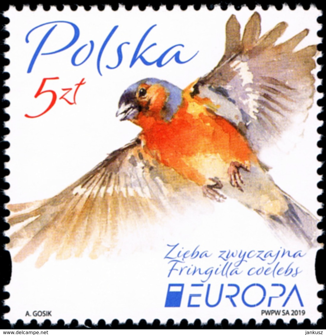 Poland 2019 Fi 4954 Mi 5104 EUROPA - Nuevos