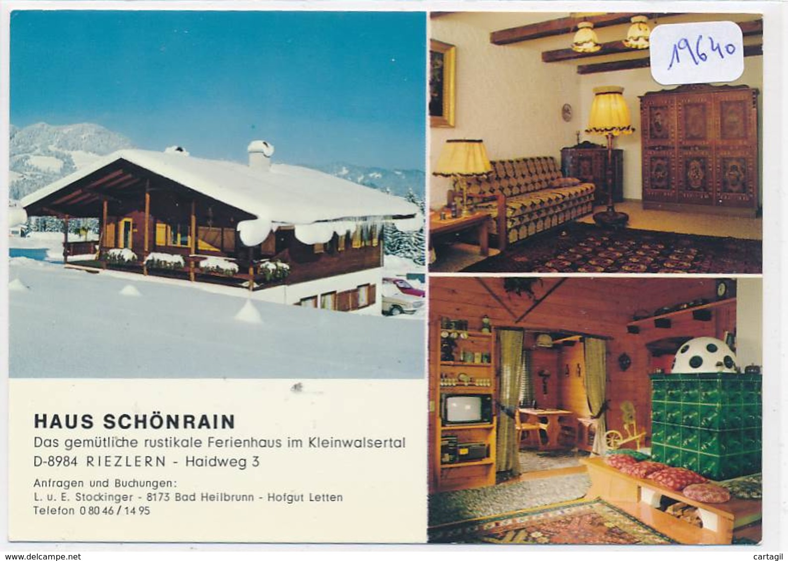 CPM Gf -19640-Autriche -Multivues Haus Schönrain Im Kleinwalsertal -Envoi Gratuit - Kleinwalsertal