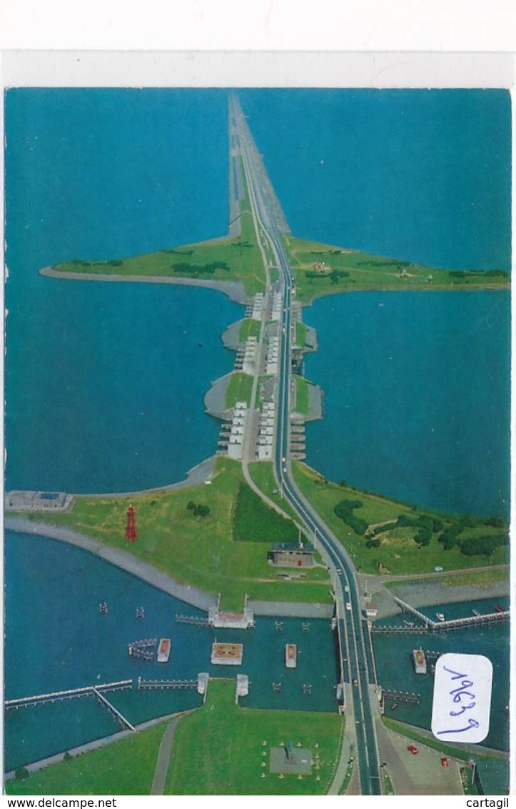 CPM Gf -19639-Pays Bas -  Panorama Afsluitdijk  Stevinsluizen-Envoi Gratuit - Den Oever (& Afsluitdijk)