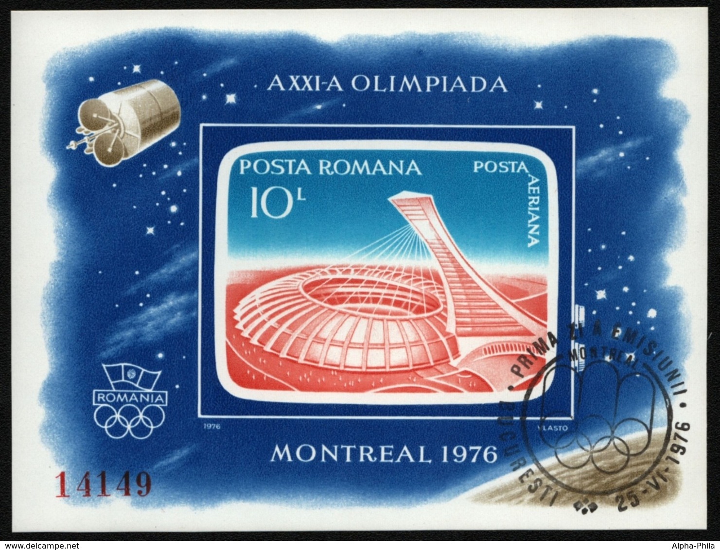 Rumänien 1976 - Mi-Nr. Block 136 Gest / Used - Olympia Montreal - Gebraucht