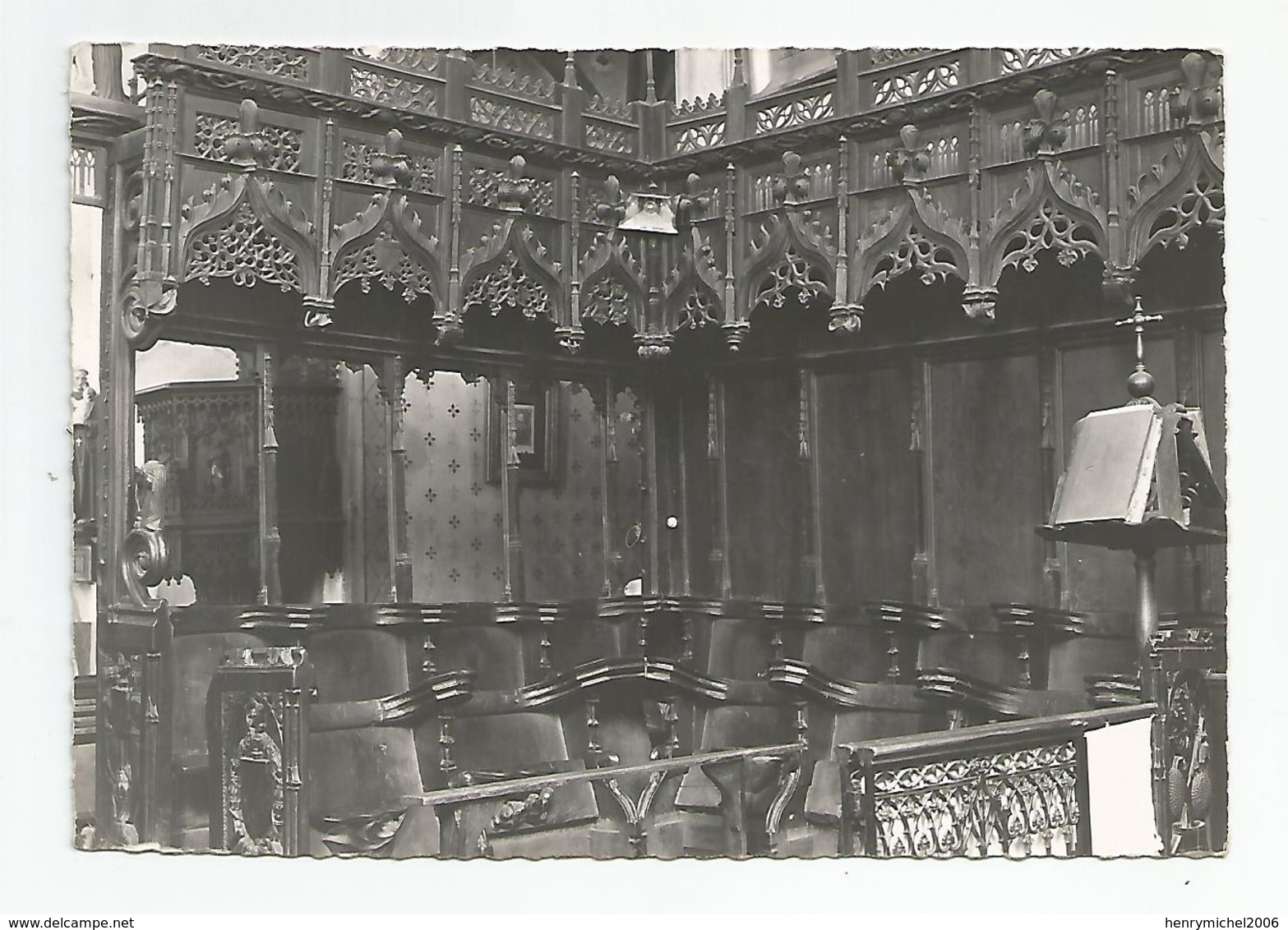 12 Aveyron - Salles Curan Intérieur De L'église Ed Photo Douziech 1953 - Other & Unclassified