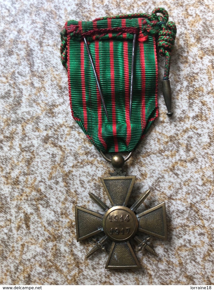 Croix De Guerre Avec Fourragère - 1914-18