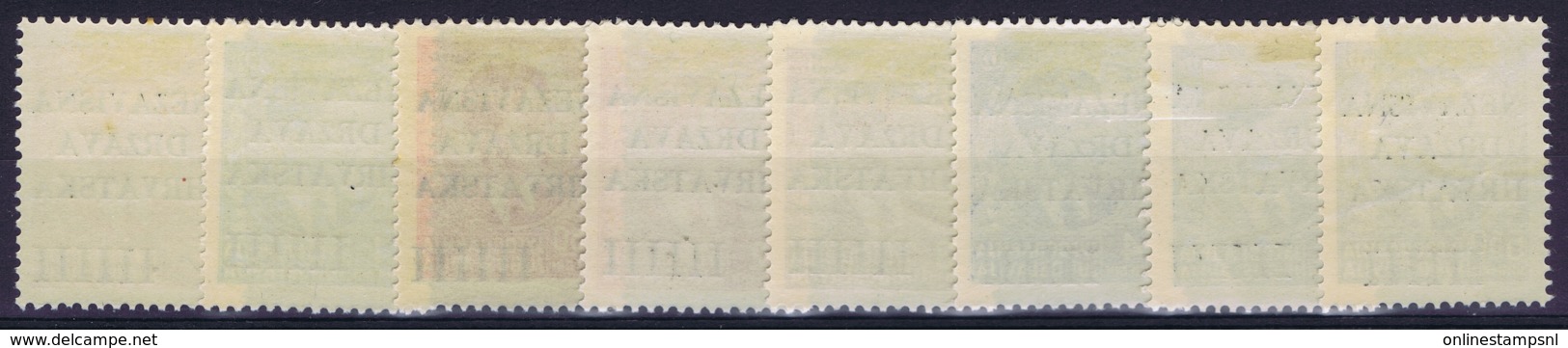 Craoatia Kroatien  Mi 1 - 8  MH/* Flz/ Charniere 1941 - Kroatien