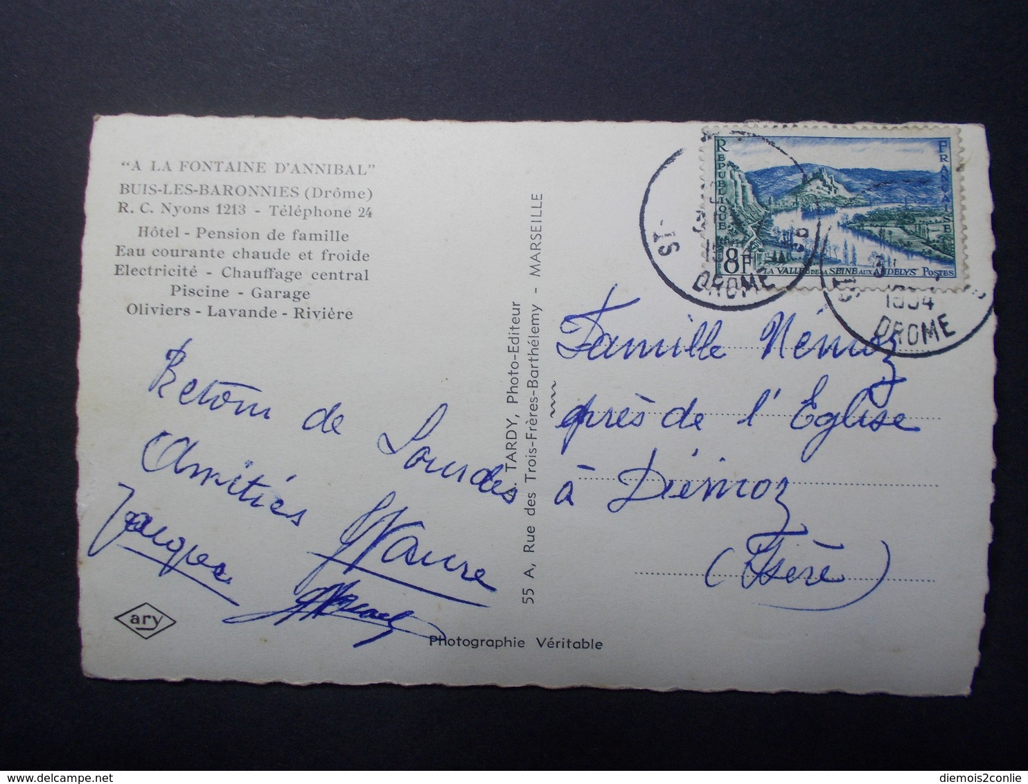 Carte Postale  - BUIS LES BARONNIES (26) - Hôtel " A La Fontaine D'Annibal " (2747) - Buis-les-Baronnies