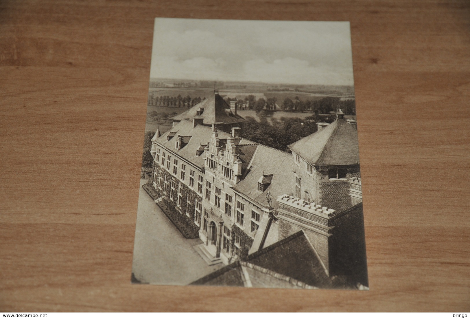 9209-     LE CHATEAU DE GAESBEEK, L'AILE GAUCHE VUE DE LA PLATE FORME DU CHATELET - Lennik