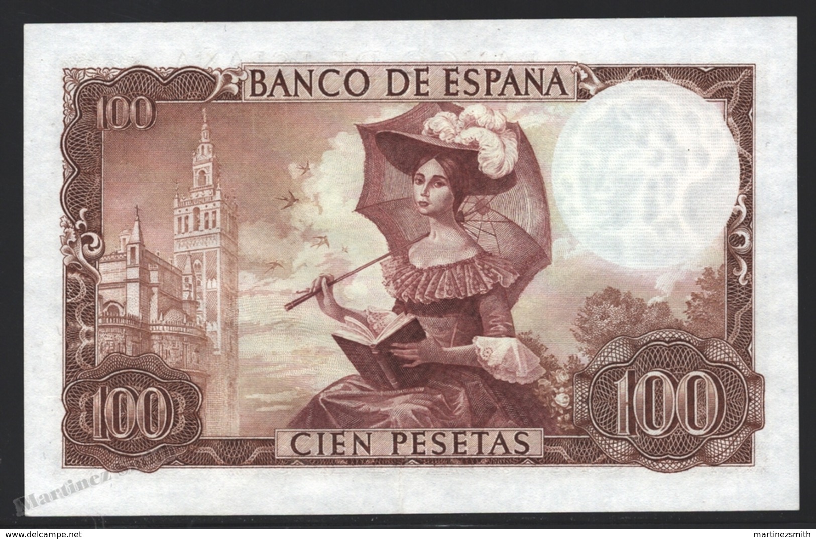 Banknote Spain -  100 Pesetas – November 1965 – Gustavo Adolfo Bequer, Writer – Serie Q -  Condition VF - Pick 150a - 100 Pesetas