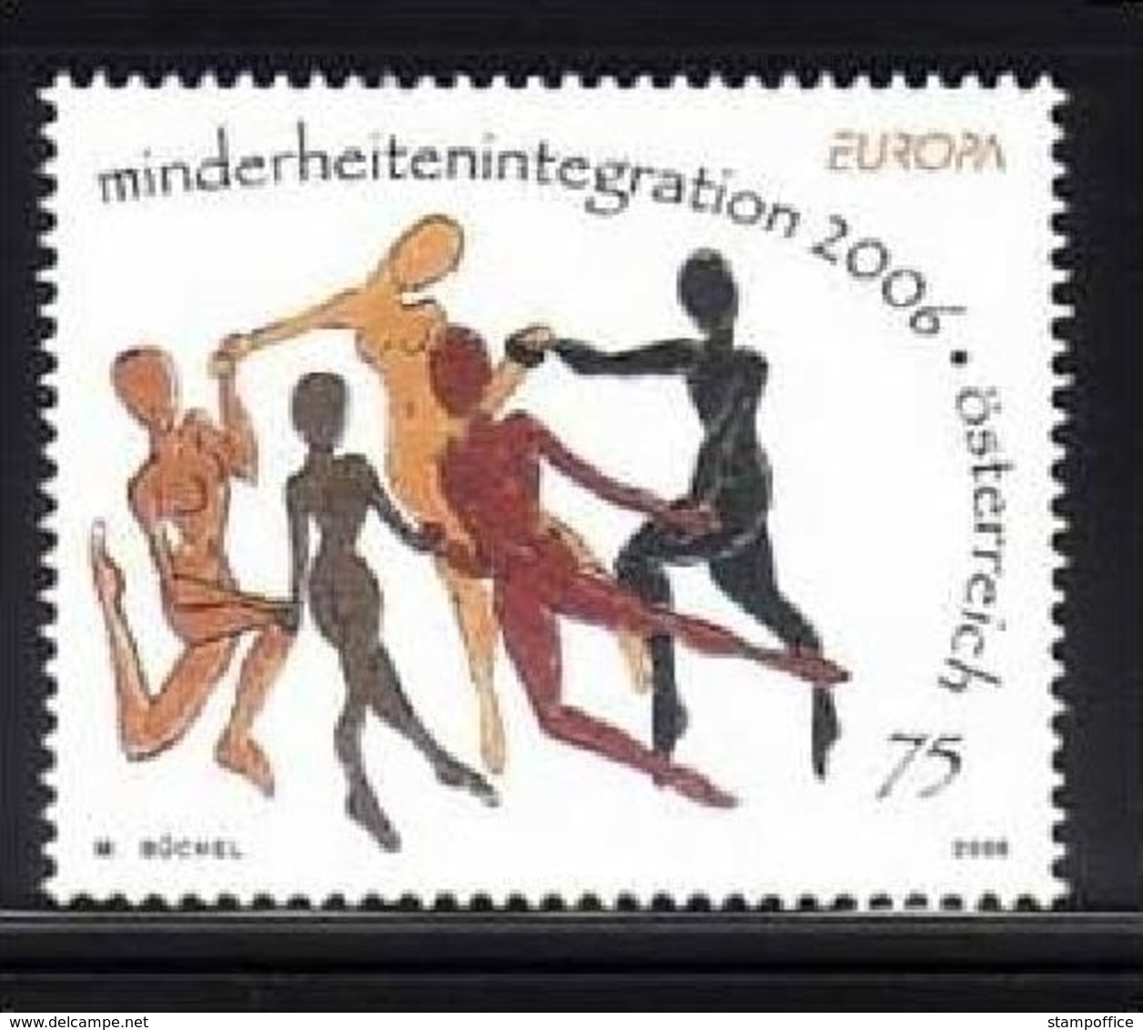 ÖSTERREICH MI-NR. 2605 ** EUROPA 2006 - INTEGRATION - 2006