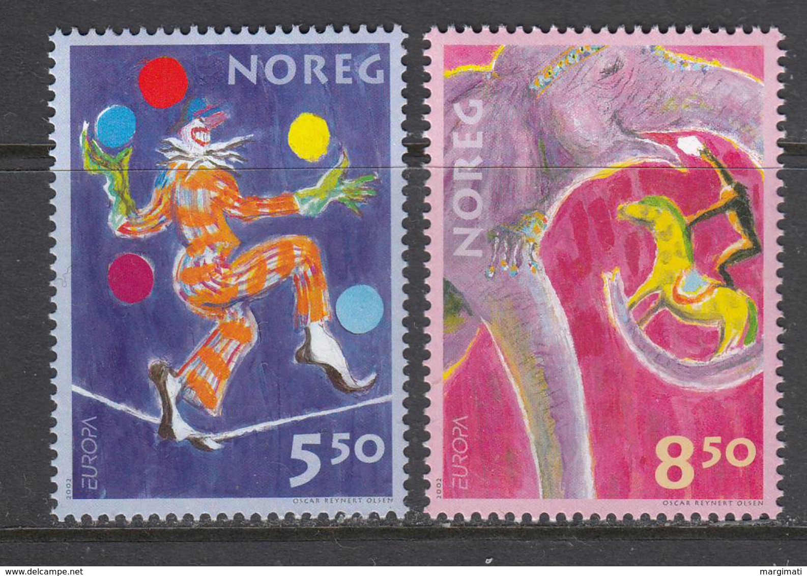 Norwegen 2002. Europa. 2 V. MNH - Ungebraucht