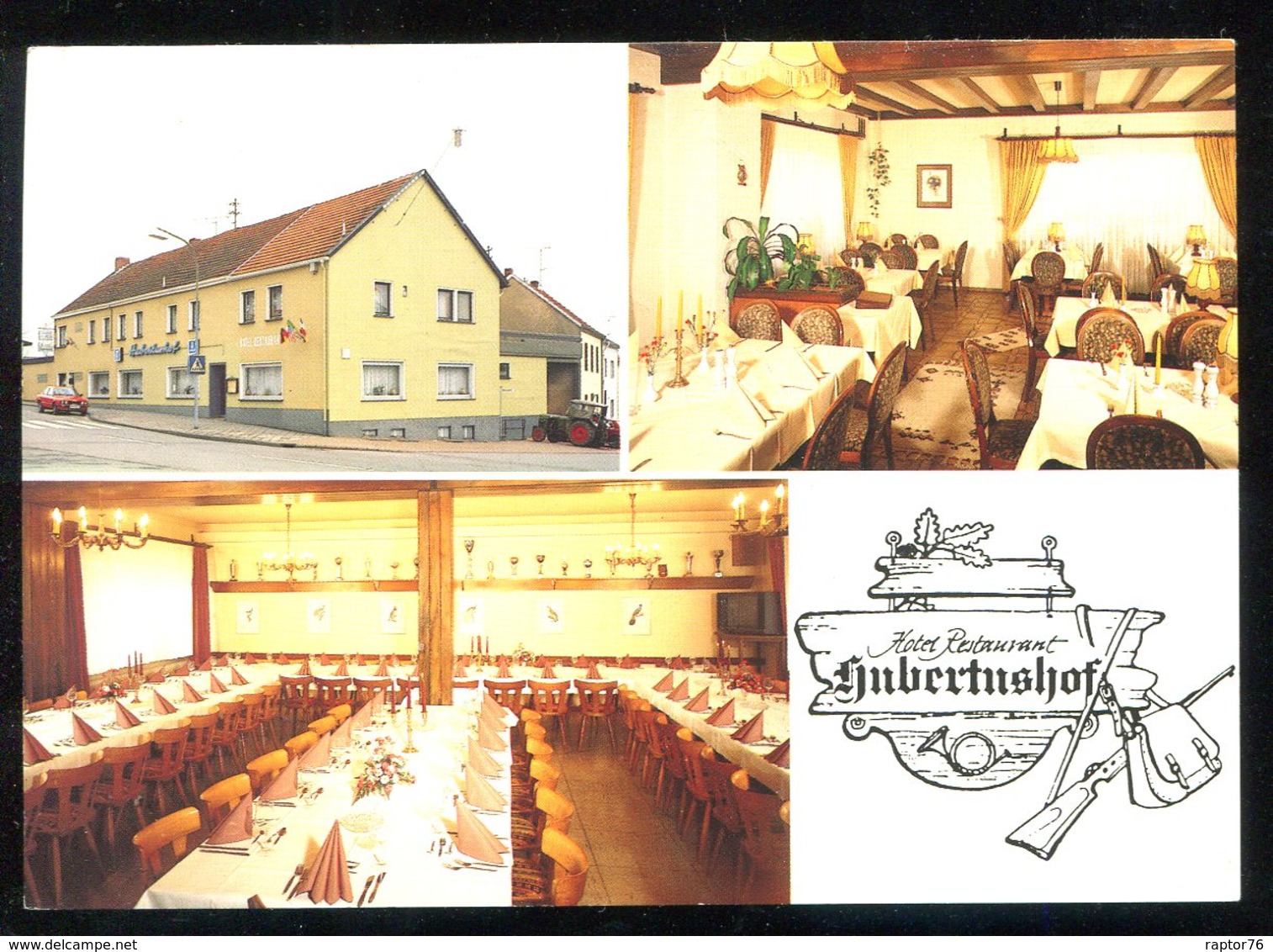 CPM Neuve Allemagne LOSHEIM Hotel Restaurant Hubertushof Multi Vues - Losheim