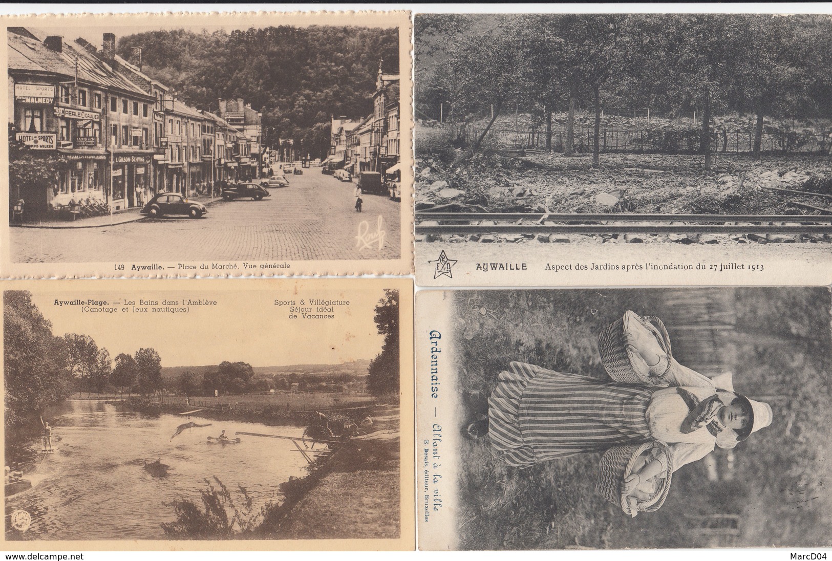 Aywaille:   Lot de 242 cartes postales de la commune d'Aywaille