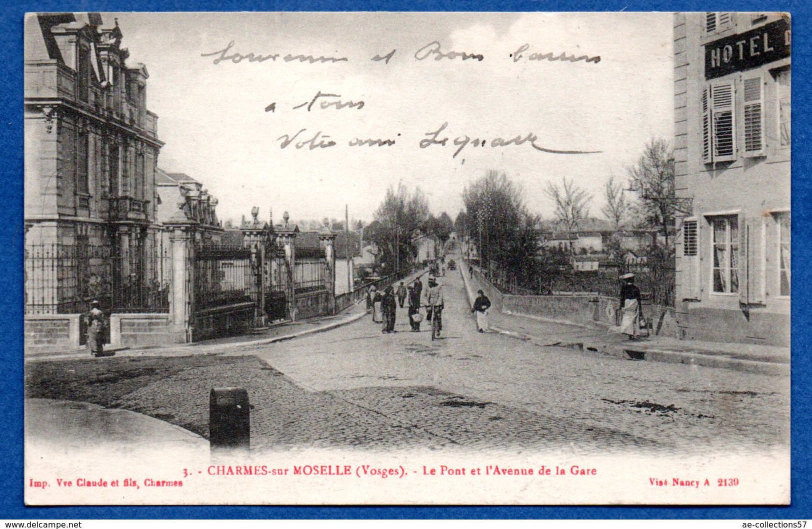 Charmes Sur Moselle  / Le Pont Et L'Avenue De La Gare - Charmes