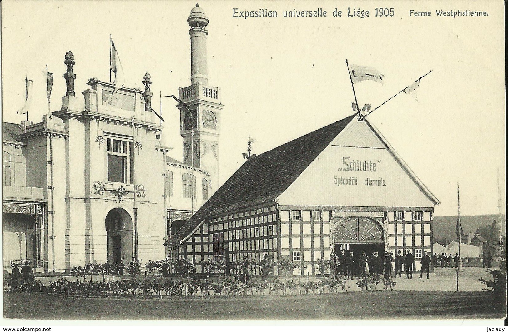 Exposition Universelle De Liége 1905.-- Ferme Westphalienne.    ( 2 Scans ) - Liege