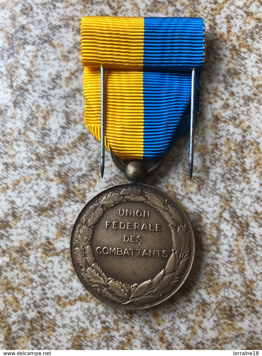 Médaille Union Fédérale Des Combattants - France