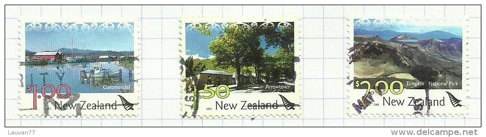 Nouvelle-Zélande  N°2006 à 2008 Cote 9 Euros - Used Stamps
