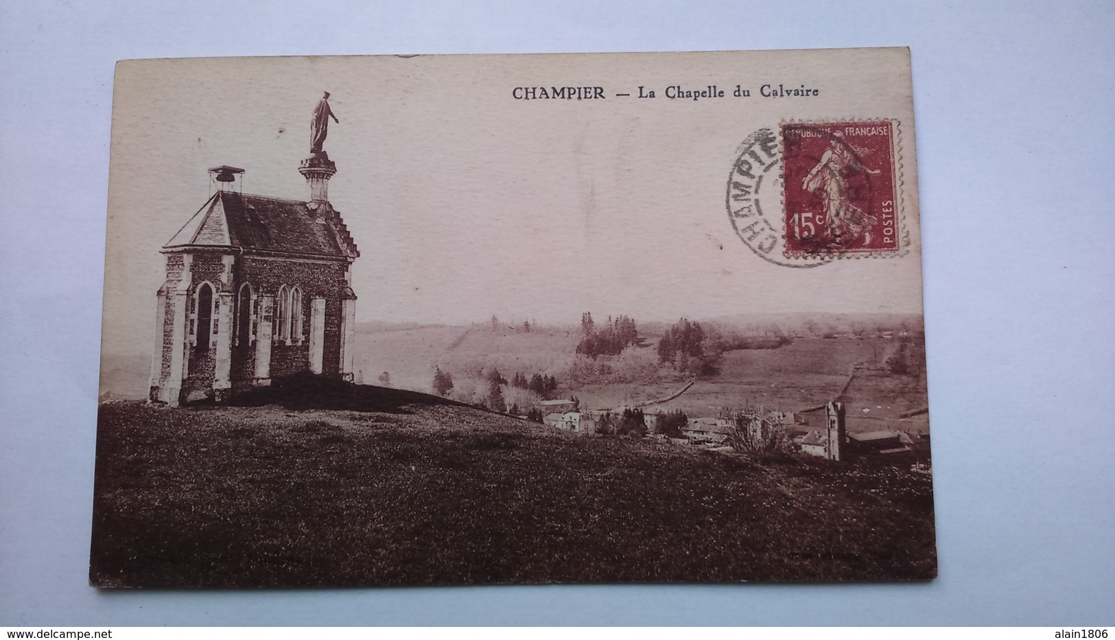 Carte Postale ( R5  ) Ancienne De Champier , La Chapelle Du Calvaire - Autres & Non Classés