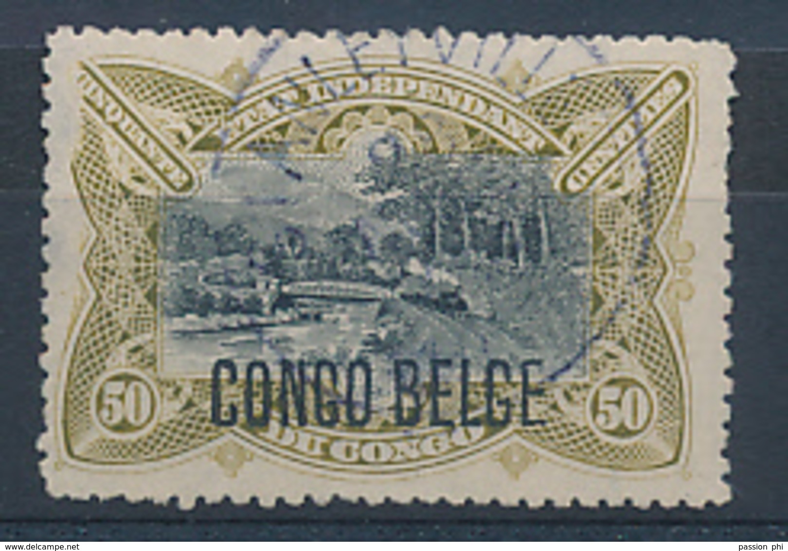 BELGIAN CONGO 1909 ISSUE COB 45  USED - Used Stamps