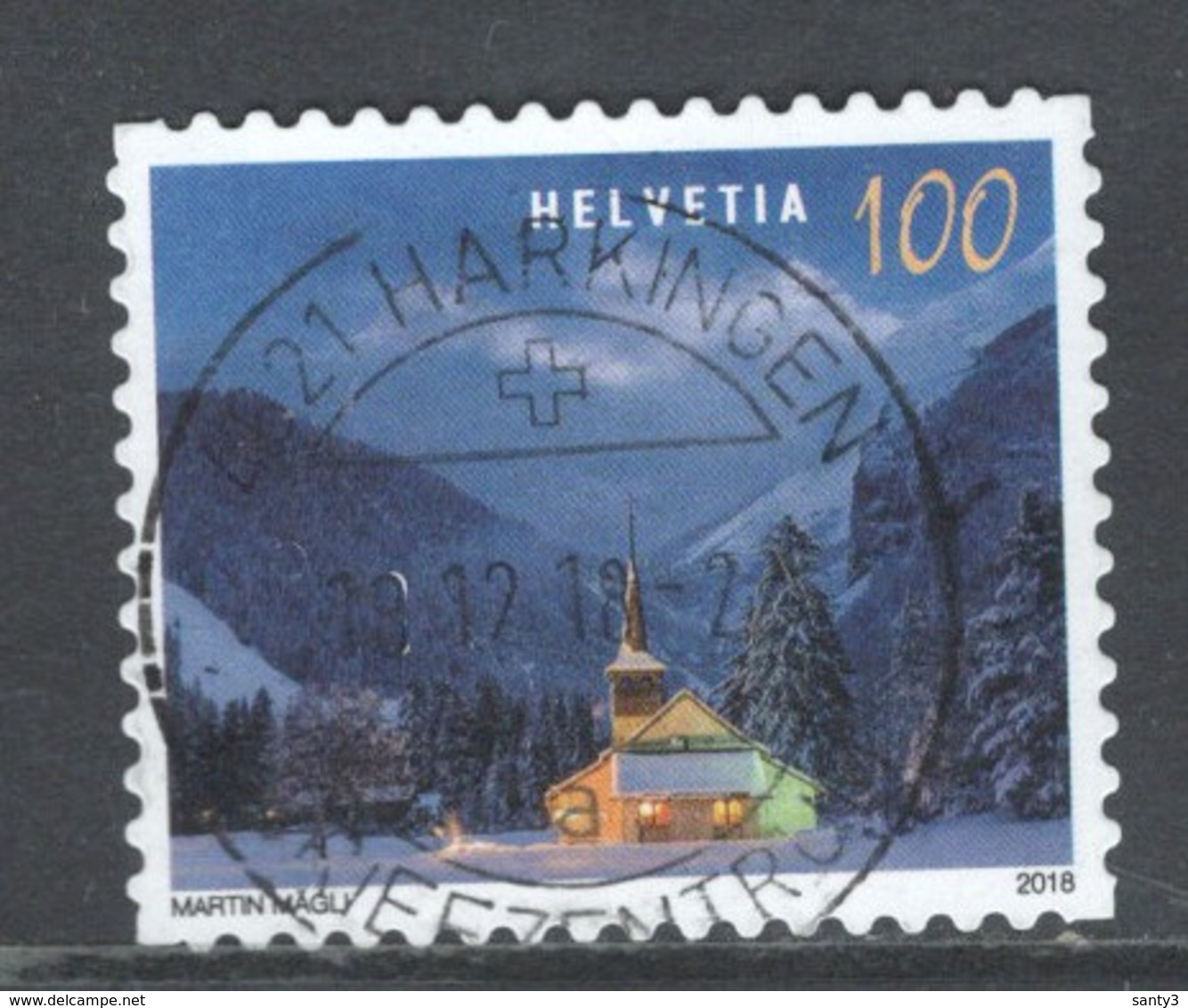 Zwitserland, Mi 2578  Jaar 2018, Kerstmis,   Gestempeld, - Used Stamps