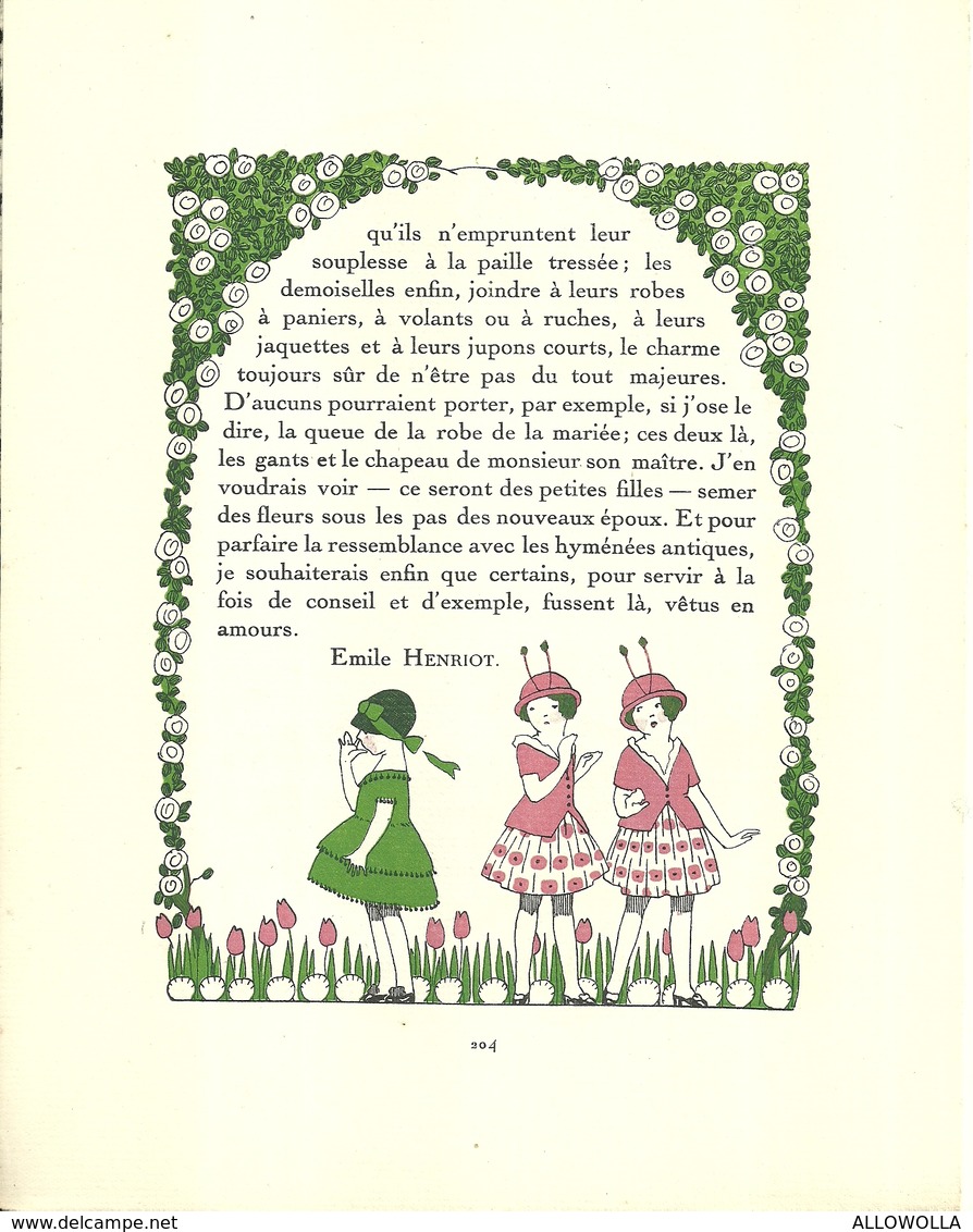 3421 "DA GAZETTE DU BON TON (PUBBL.1912/1925)"PRESENCE ET UTILITE' DE LA PRESENCE DES ENFANTS....- PAG.201/PAG.204-ORIG. - 1900 - 1949