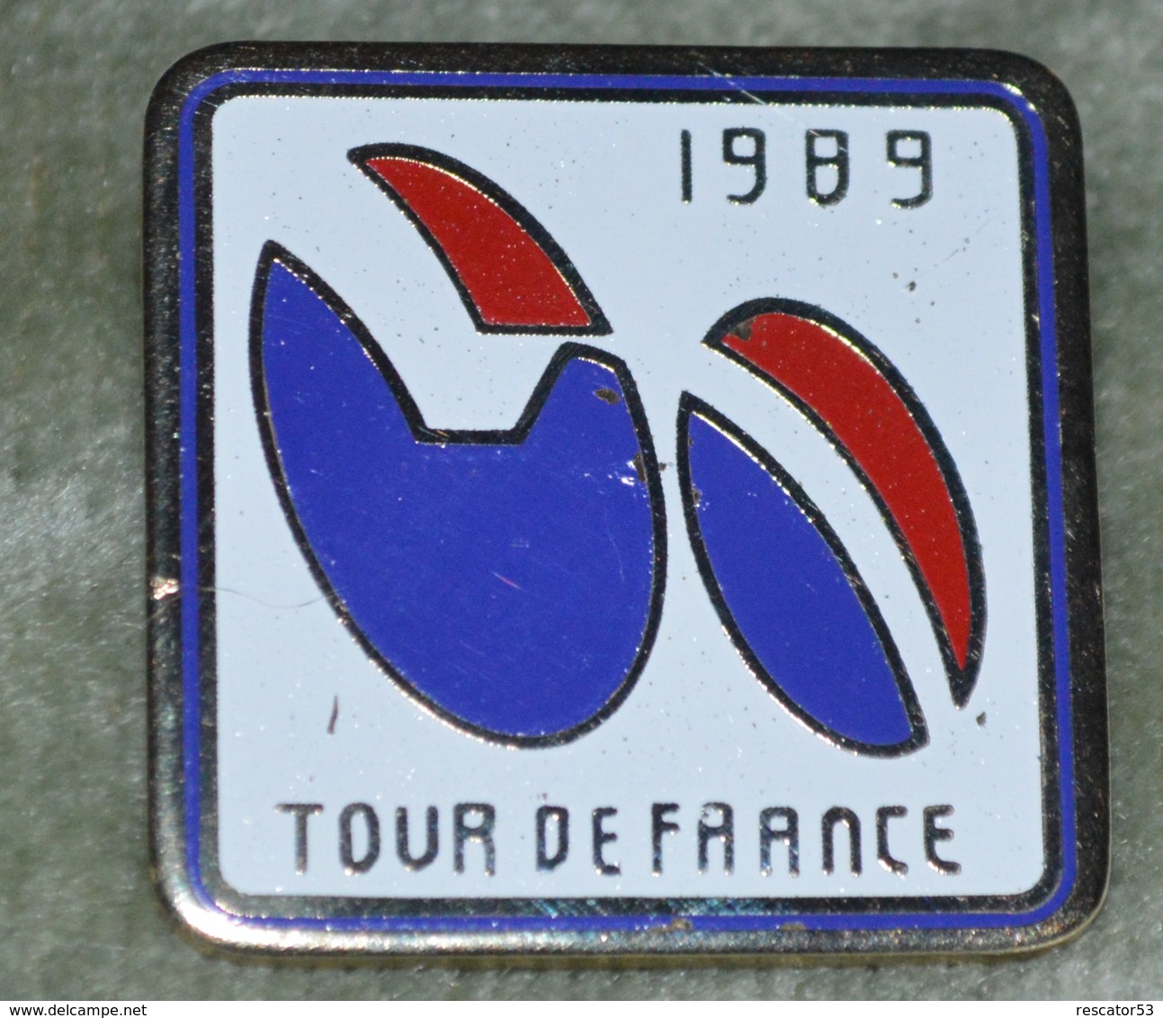 Rare Grand  Pin's Cyclisme Tour De France 1989 - Cyclisme