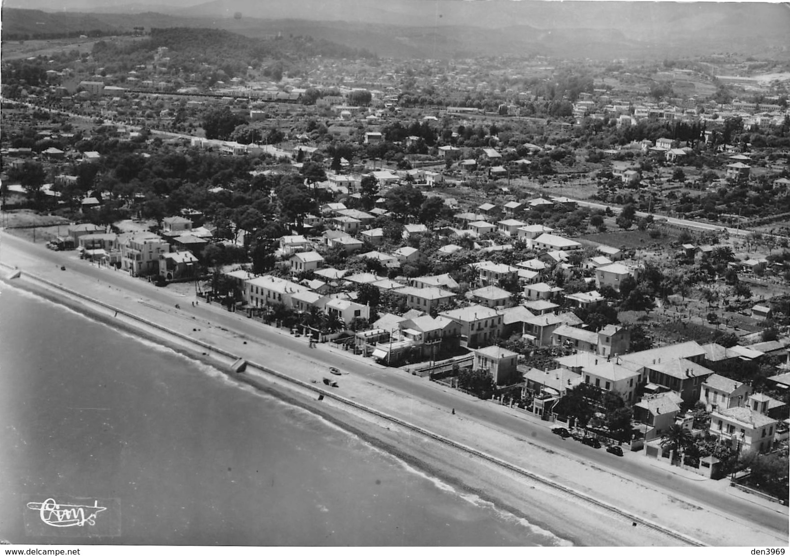 CAGNES-sur-MER - Vue Panoramique Aérienne De La Plage De Cros-de-Cagnes - Cagnes-sur-Mer