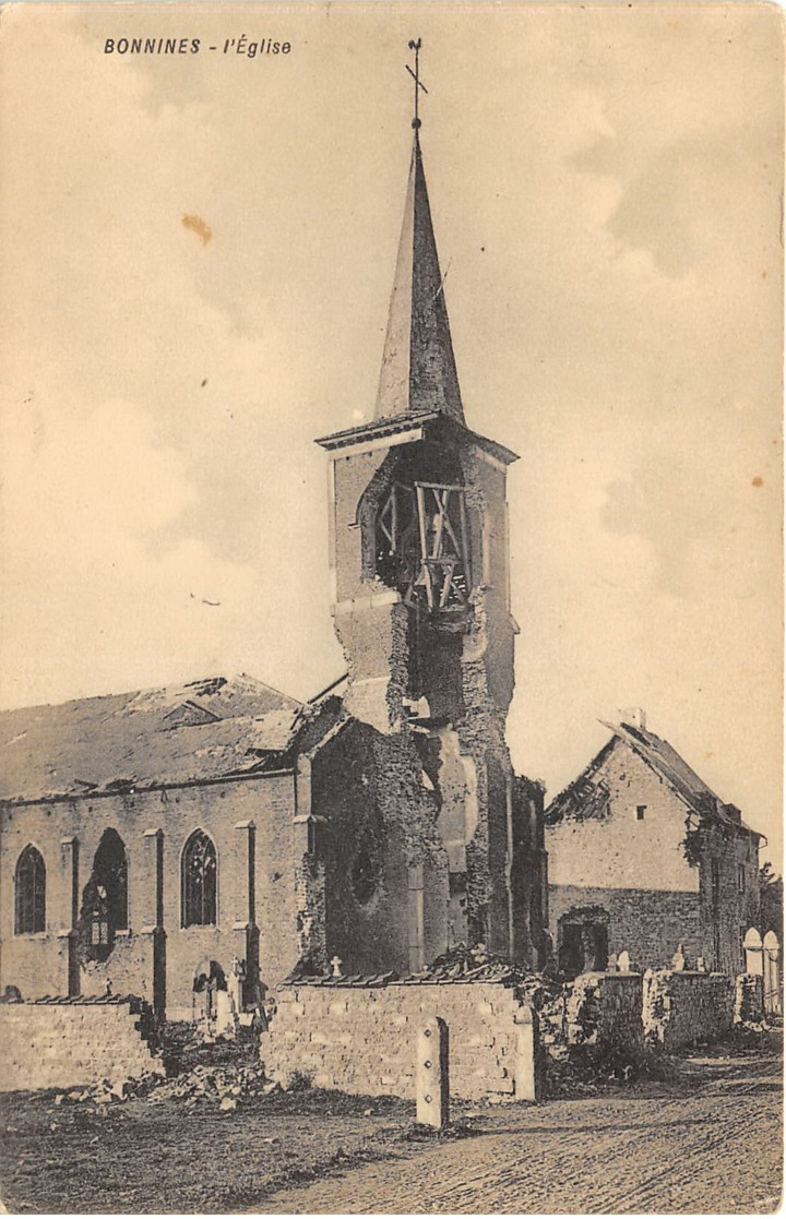 Bonnines - L'Eglise - Weltkrieg 1914-18