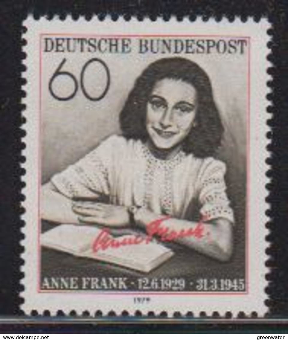 Germany 1979 Anne Frank 1v ** Mnh (42578) - Ongebruikt