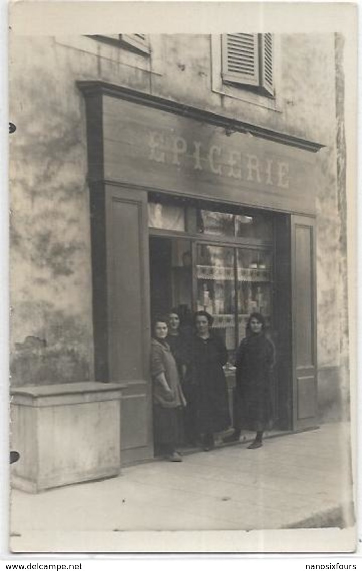 83.LE LUC.  CARTE PHOTO.  EPICERIE. A CONFIRMER ? - Le Luc