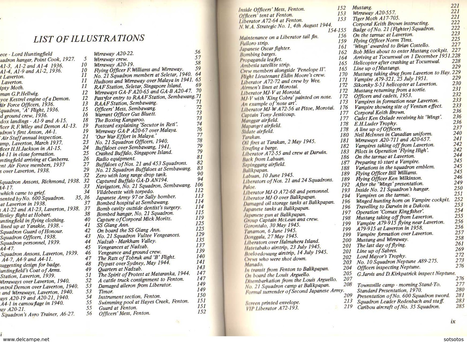 DEMON to VAMPIRE: the STORY of No 21 (City of Melbourne) SQUADRON, Squadron Leader W.H.Brook RAAFAR - 344 pgs – many pho