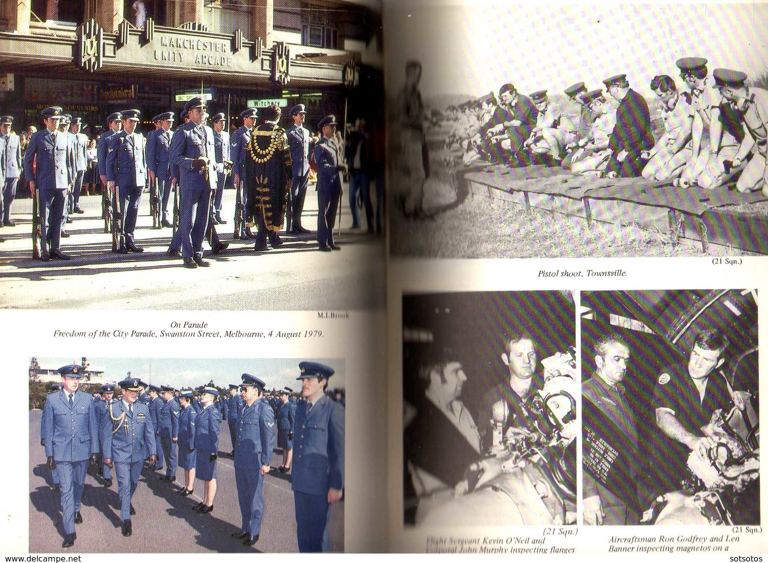 DEMON to VAMPIRE: the STORY of No 21 (City of Melbourne) SQUADRON, Squadron Leader W.H.Brook RAAFAR - 344 pgs – many pho