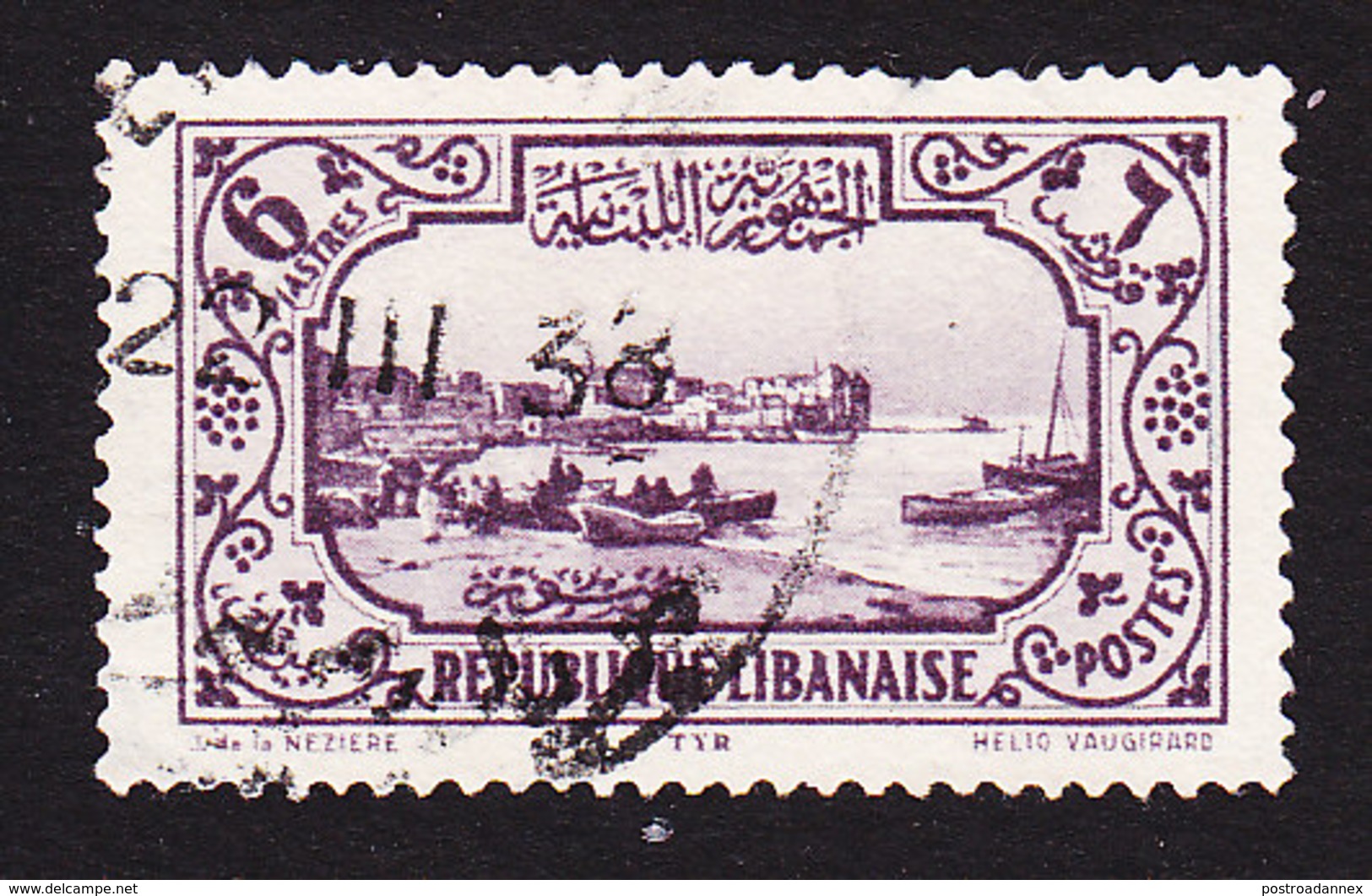 Lebanon, Scott #128, Used, Scenes Of Lebanon, Issued 1930 - Gebraucht