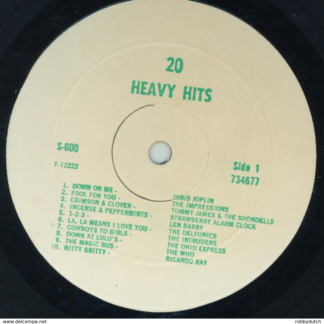 * LP* 20 Heavy Hits - Ediciones De Colección